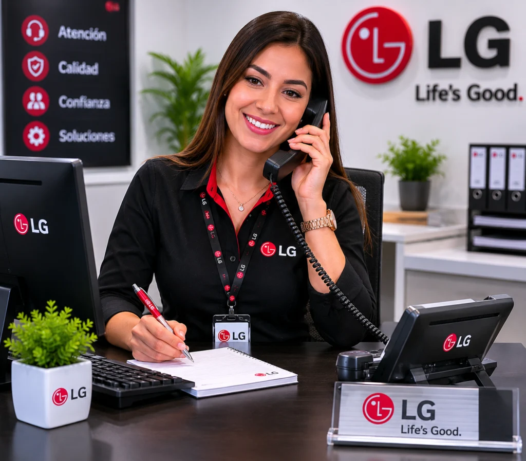 Equipo de servicio técnico autorizado LG en Cali