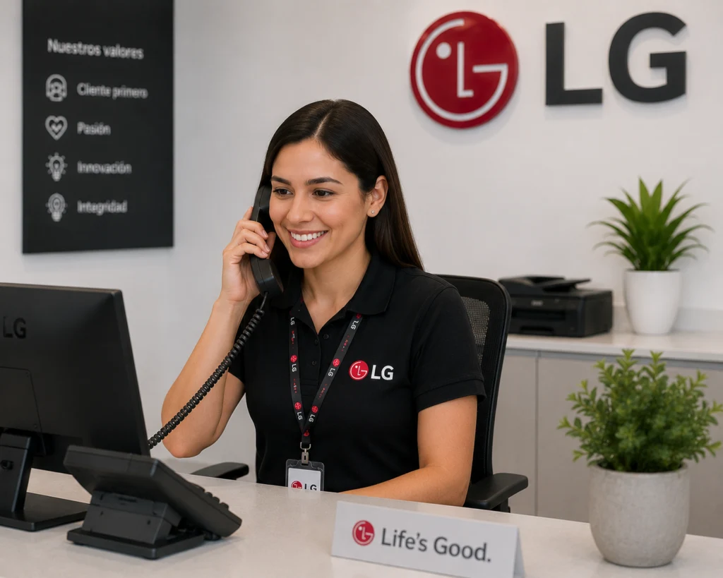 Técnico LG atendiendo aires acondicionados LG en Cali
